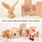24Pack Basswood Carving Blocks - Image 7