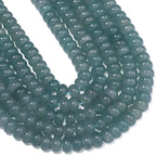 Songxi 5x8mm Natural Blue-Green Chalcedony Stone Rondelle Beads, Gemstone - Image 7