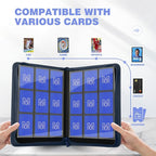 Trading Card Binder with 9 Side Loading Pocket Card Album Hold Up to 540 Cards - Image 2