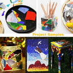 Lanyani Glass Mosaics Pieces Stained Glass, 1kg/35 Ounce - Image 6