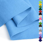 Soft Felt Fabric Sheet 18" x 36", 1.6mm Acrylic Craft Felt, Sky Blue | Soft by AblemeDeco