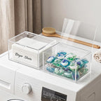 Acrylic Dryer Sheet Holder Dispenser Container, Bonus Black Labels Included | - Image 6