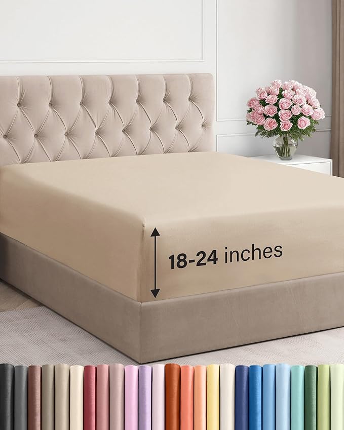 Extra Deep King Fitted Sheet by CGKUnlimited