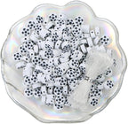 100pcs Sports Polymer Clay Beads Football Beads DIY Jewelry Making - Image 2