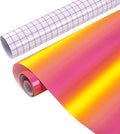 Tintnut Gradient Permanent Vinyl Roll 12in x 5ft Sunset Adhesive Vinyl | Ombre by Tintnut
