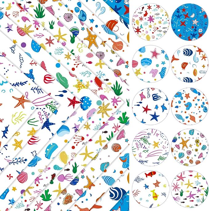 ONEART | 10 Pieces Clear PVC Vinyl Sheets, A4 Size See Through Waterproof Vinyl - Image 2