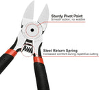 BOENFU Wire Cutters Heavy Duty 5 Pack Side Cutters 6 Inches Wire Snips Flush - Image 5