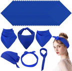 Suhine 100% Cotton Solid Bandanas Blank Bandanas Multifunctional Headband Scarf by Suhine