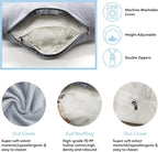 U-Shaped Pregnancy Pillow for Sleeping, Full Body Support for Back, HIPS & Belly - Image 4
