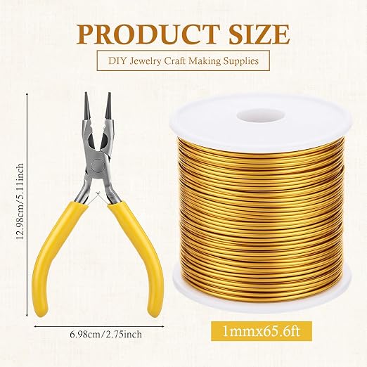 Mudder 1 Roll Gold 18 Gauge Wire - Image 2