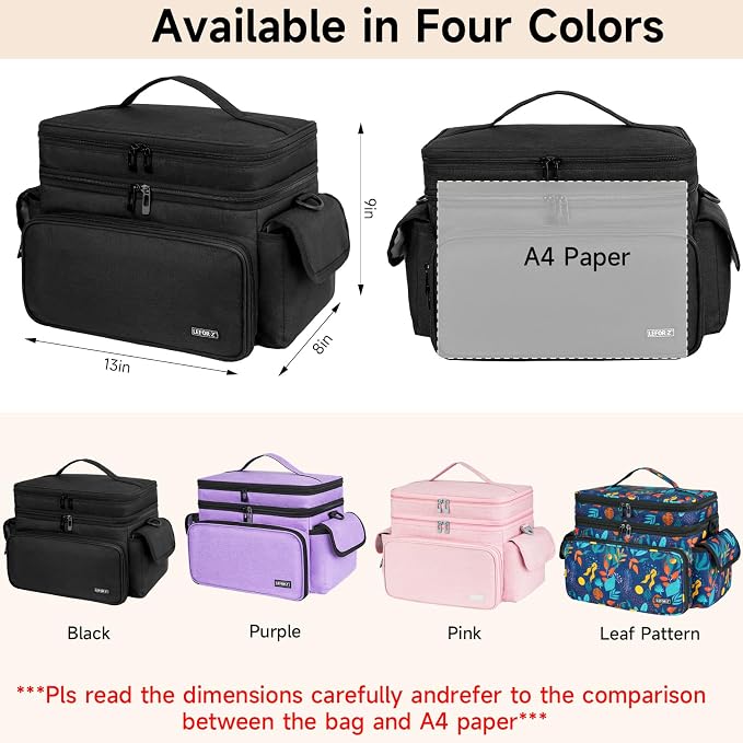 LEFOR·Z Large Sewing Supplies Organizer, Double-Layer Sewing Accessories - Image 2