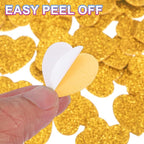 MECCANIXITY 180Pcs Glitter Foam Stickers 1 Inch Self-Adhesive Sparkly - Image 4