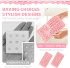 2PCS Silicone Molds for Chocolate, Number Letter Molds, Reusable Candy Molds - Image 5