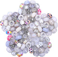 European Large Hole Spacer Charm Beads by VICTLOV