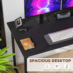 PayLessHere | 47 Inch Computer Desk | Black | Office Desk - Image 4