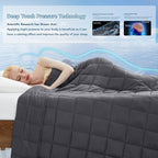 Topcee Weighted Blanket for Adults Queen Size Soft Cooling Heavy Blanket - Image 3
