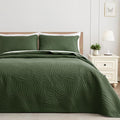 Exclusivo Mezcla Twin Quilt Bedding Set, Lightweight Olive Green Quilts Twin by ExclusivoMezcla