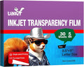 Uinkit 30 Sheets Pintable Transparency Film Acetate Clear Sheets by UinkitHandicraftsandConservationSpecialist