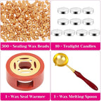 Sealing Wax, Paxcoo 312pcs Sealing Wax Kit - Image 2