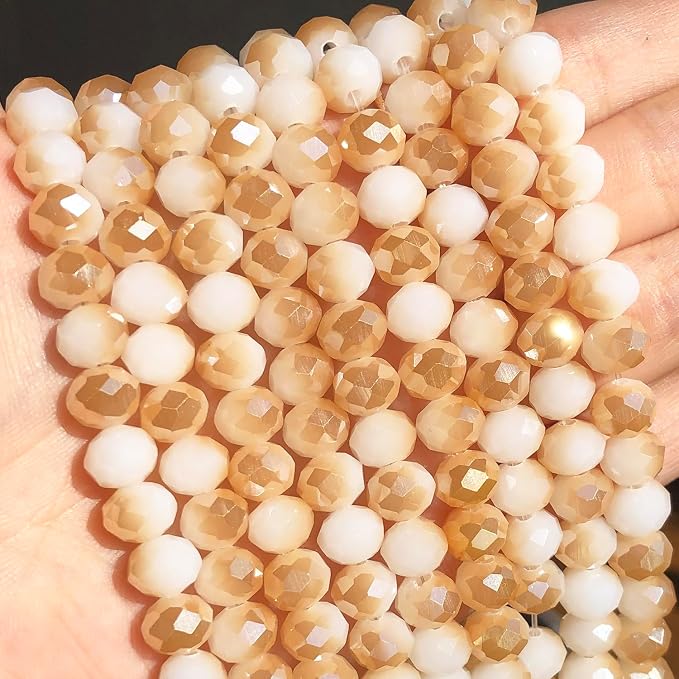 180pcs 10mm Crystal Glass Beads - Image 3