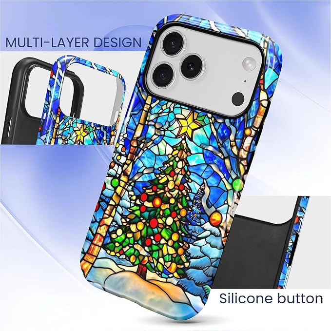 Case for iPhone 17 Pro, Scratch Resistant Hybrid Double Layer Hard - Image 4