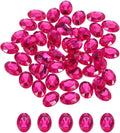 MECCANIXITY 50Pcs Acrylic Oval Gems 13x18 mm Flat Back Artificial Rhinestones by MECCANIXITY