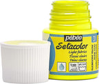 Pebeo Setacolor Light Fabrics Paint 45-Milliliter Bottle, Fluorescent Yellow - Image 3