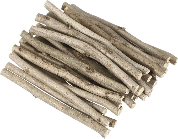 PATIKIL 25 Pcs 4inch Wood Log Sticks, 0.2-0.31inch in Diameter Natural Driftwood by PATIKIL