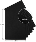 HaoFeiJH Black Felt Squares - Image 2
