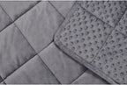 TONGDADA Minky Weighted Blanket | 40''x60'', 7lbs | Cozy and Soft Minky - Image 5