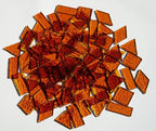 Large Transparent Textured Glass Tiles by Unknown