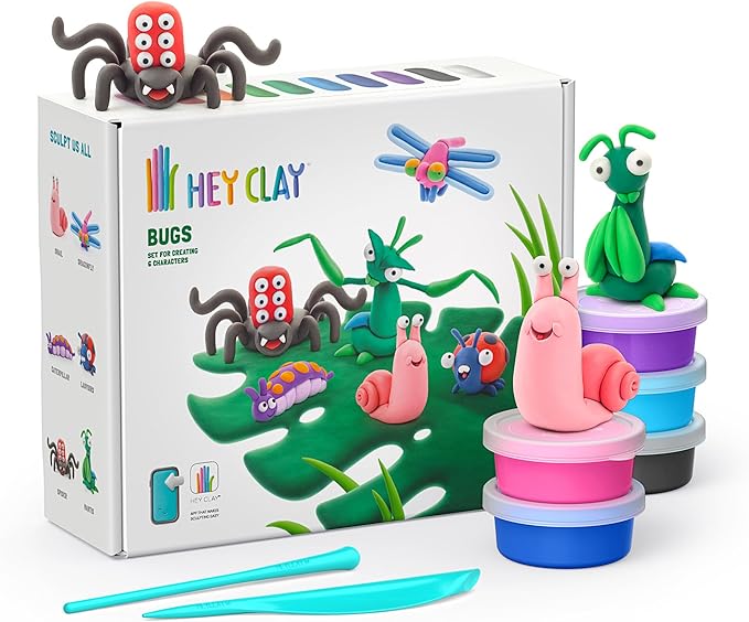 HEY CLAY Set - Colorful Modeling Air Dry Clay Kit by HEYCLAY