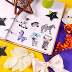 BulbaCraft Zebra Stickers for Water Bottle and Laptop - Image 9