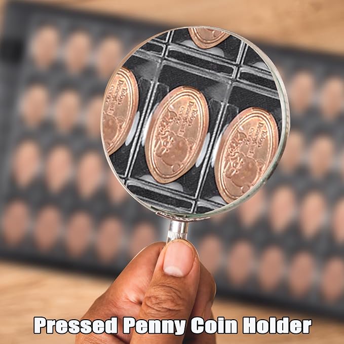 MUQING Pressed Penny Collector Book 236 Coins, Quarter and Nickel Storage - Image 5