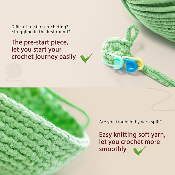 CrochetBox Crochet Kit for Beginners Adults - Image 6