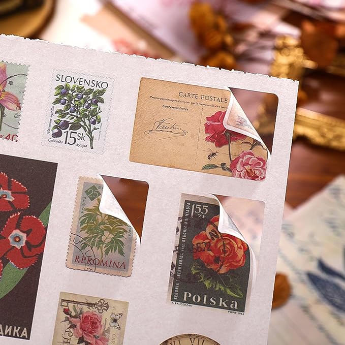 Flower Sticker Book for Scrapbooking, 500+ Floral Stickers for Junk Journal - Image 4
