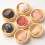 ZENFUN 20 Pack Wooden Pinch Bowls, Mini Unfinished Bowl Set - Image 8