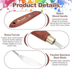 MECCANIXITY Pack of 1 Palette Knife No.26, 8.6" Long Palette Knives - Image 3