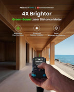MILESEEY S50 Green-Beam Laser Distance Measure - 400ft Laser Measure - Image 2