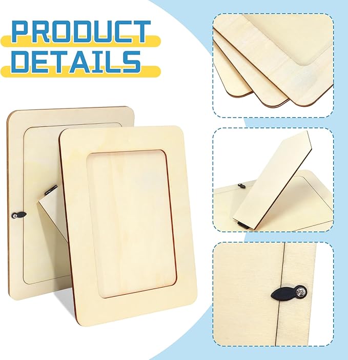 VOKOY 25 Pack Wooden Picture Frames - Image 3