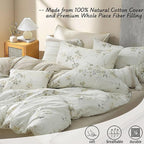 LEMIROE Floral Cotton Comforter King Size - Image 2