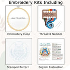 Louise Maelys Owl Embroidery Kit - Image 4
