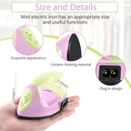 Honoson Mini Craft Iron Mini Heat Press Small Iron 3.93 x 2.36 x 2.76 Portable - Image 2