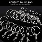 Teenitor Key Chain Rings Keychain Rings, Keyring 25mm - Image 3