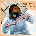 Seenelling DIY Therian Mask Kit Blank Cat Mask - Image 5