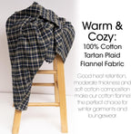 Pico Textiles 4 Yards Bolt Blue and Green Tartan Plaid Flannel Fabric - Image 4