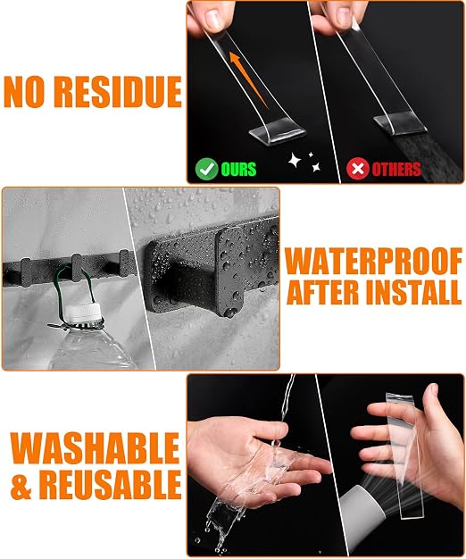 Double Sided Tape Heavy Duty 240", Extra Strong Waterproof Removable Nano - Image 7