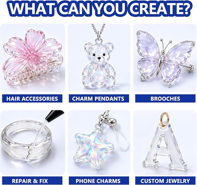 3.5 oz UV Clay Clear Polymer Resin - Image 5