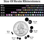 5000pcs 2mm Resin Rhinestones Bulk - Image 3