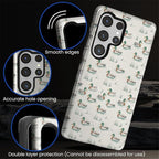 for Samsung Galaxy S25 Ultra Case, Cute Duck Pattern Glossy 2 in 1 Shockproof - Image 5